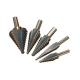 Maxbell Step Cone Drill Bit Quick Change Multipurpose for Carbon Steel Planks Metal Storage Case