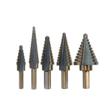 Maxbell Step Cone Drill Bit Quick Change Multipurpose for Carbon Steel Planks Metal Storage Case