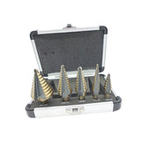 Maxbell Step Cone Drill Bit Quick Change Multipurpose for Carbon Steel Planks Metal Storage Case