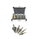 Maxbell Step Cone Drill Bit Quick Change Multipurpose for Carbon Steel Planks Metal Storage Case