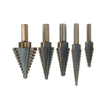 Maxbell Step Cone Drill Bit Quick Change Multipurpose for Carbon Steel Planks Metal Storage Bag