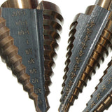 Maxbell Step Cone Drill Bit Quick Change Multipurpose for Carbon Steel Planks Metal Storage Bag