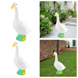 Maxbell Garden Duck Statue Cute Backyard Decoration for Outside Porch Indoor/Outdoor 60cmx56cmx23cm