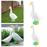Maxbell Garden Duck Statue Cute Backyard Decoration for Outside Porch Indoor/Outdoor 60cmx56cmx23cm