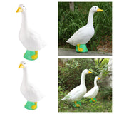 Maxbell Garden Duck Statue Cute Backyard Decoration for Outside Porch Indoor/Outdoor 60cmx56cmx23cm