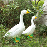 Maxbell Garden Duck Statue Cute Backyard Decoration for Outside Porch Indoor/Outdoor 60cmx56cmx23cm