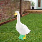 Maxbell Garden Duck Statue Cute Backyard Decoration for Outside Porch Indoor/Outdoor 60cmx56cmx23cm