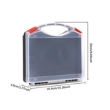 Maxbell Portable Tool Box Large Capacity Hardware Box for Electronics Outdoor Crafts