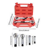 Maxbell 4x Nut Breaker Screw Splitter for Removing Broken and Damaged Nuts Workshops Red Storage box