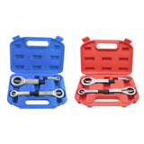 Maxbell 4x Nut Breaker Screw Splitter for Removing Broken and Damaged Nuts Workshops Red Storage box
