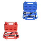 Maxbell 4x Nut Breaker Screw Splitter for Removing Broken and Damaged Nuts Workshops Red Storage box