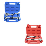 Maxbell 4x Nut Breaker Screw Splitter for Removing Broken and Damaged Nuts Workshops Red Storage box