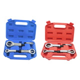 Maxbell 4x Nut Breaker Screw Splitter for Removing Broken and Damaged Nuts Workshops Red Storage box