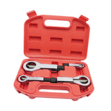 Maxbell 4x Nut Breaker Screw Splitter for Removing Broken and Damaged Nuts Workshops Red Storage box