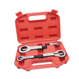 Maxbell 4x Nut Breaker Screw Splitter for Removing Broken and Damaged Nuts Workshops Red Storage box