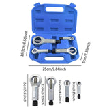 Maxbell 4x Nut Breaker Screw Splitter for Removing Broken and Damaged Nuts Workshops Blue Storage box