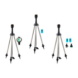 Maxbell Rotating Tripod Sprinkler Irrigation System for Hot Day Cooling Garden Patio With Holder