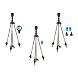 Maxbell Rotating Tripod Sprinkler Irrigation System for Hot Day Cooling Garden Patio With Holder