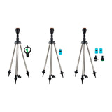 Maxbell Rotating Tripod Sprinkler Irrigation System for Hot Day Cooling Garden Patio With Holder