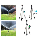Maxbell Rotating Tripod Sprinkler Irrigation System for Hot Day Cooling Garden Patio With Holder