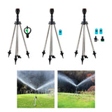Maxbell Rotating Tripod Sprinkler Irrigation System for Hot Day Cooling Garden Patio With Holder