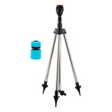 Maxbell Rotating Tripod Sprinkler Irrigation System for Hot Day Cooling Garden Patio With Holder Joint