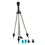 Maxbell Rotating Tripod Sprinkler Irrigation System for Hot Day Cooling Garden Patio Holder and Joint Set