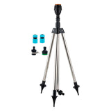 Maxbell Rotating Tripod Sprinkler Irrigation System for Hot Day Cooling Garden Patio Holder and Joint Set
