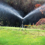 Maxbell Rotating Tripod Sprinkler Irrigation System for Hot Day Cooling Garden Patio Holder and Joint Set