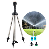 Maxbell Rotating Tripod Sprinkler Irrigation System for Hot Day Cooling Garden Patio Holder and Joint Set