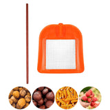 Maxbell Soil Shovel with Wooden Handle Easy to Carry for Dates Hourglass Soil Walnut