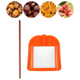 Maxbell Soil Shovel with Wooden Handle Easy to Carry for Dates Hourglass Soil Walnut