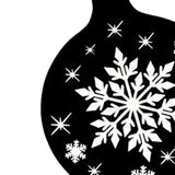 Maxbell Christmas Yard Signs Decor Hollow Snowflake Stake for Home Walkway Landscape Style A
