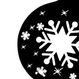 Maxbell Christmas Yard Signs Decor Hollow Snowflake Stake for Home Walkway Landscape Style B