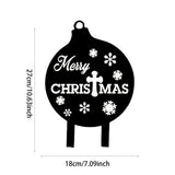 Maxbell Christmas Yard Signs Decor Hollow Snowflake Stake for Home Walkway Landscape Style C