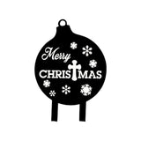 Maxbell Christmas Yard Signs Decor Hollow Snowflake Stake for Home Walkway Landscape Style C