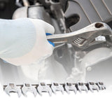 Maxbell 3/8" Drive Crowfoot Wrenches Portable Professional Metric Practical Tool Kit 8 Sizes
