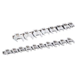 Maxbell 3/8" Drive Crowfoot Wrenches Portable Professional Metric Practical Tool Kit 8 Sizes