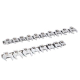 Maxbell 3/8" Drive Crowfoot Wrenches Portable Professional Metric Practical Tool Kit 8 Sizes