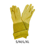 Maxbell Gardening Sleeves Protective Thorn Proof Washable Garden Thick Palm Gauntlet S