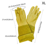 Maxbell Gardening Sleeves Protective Thorn Proof Washable Garden Thick Palm Gauntlet XL