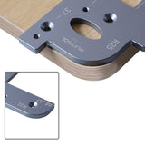 Handle Free Slotting Tool Portable Woodworking Tool for Cabinet Door Kitchen Gray