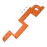 ARC Grooving Auxiliary Tool Wood Grooving Guide for Cabinet Kitchen Wardrobe Orange