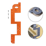 ARC Grooving Auxiliary Tool Wood Grooving Guide for Cabinet Kitchen Wardrobe Orange