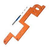 Handle Free Slotting Tool Portable Woodworking Tool for Cabinet Door Kitchen Orange