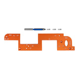 Handle Free Slotting Tool Portable Woodworking Tool for Cabinet Door Kitchen Orange