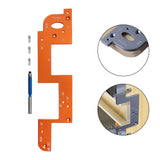 Handle Free Slotting Tool Portable Woodworking Tool for Cabinet Door Kitchen Orange