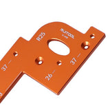 Handle Free Slotting Tool Portable Woodworking Tool for Cabinet Door Kitchen Orange