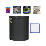Maxbell Mesh Filtration Bag Versatile Household Practical Easy to Clean 5 Gallon Black 90 Microns