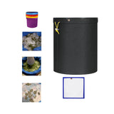 Maxbell Mesh Filtration Bag Versatile Household Practical Easy to Clean 5 Gallon Black 90 Microns
